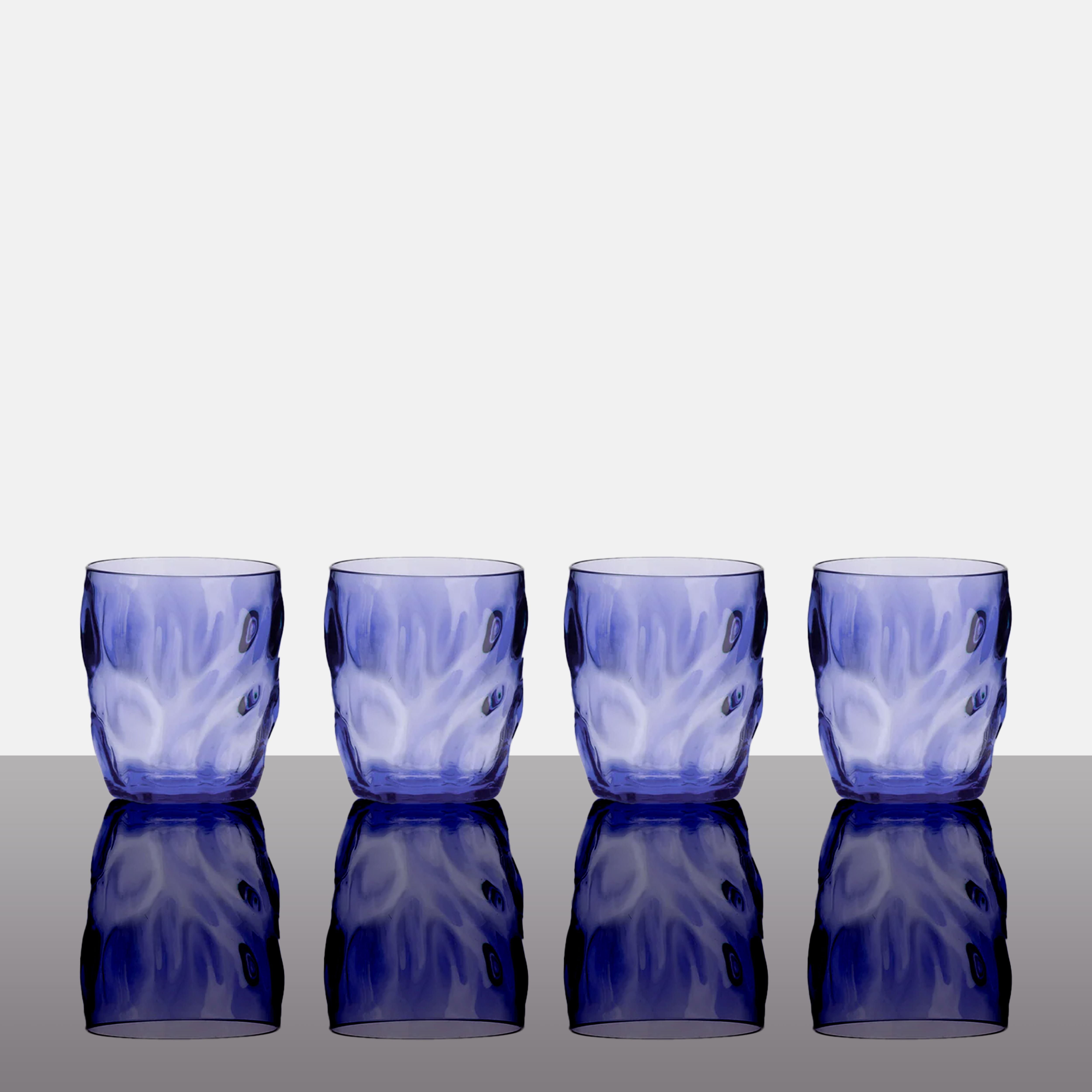 Cheerzly Ares Unbreakable Acrylic Ice Tumbler Blue Short