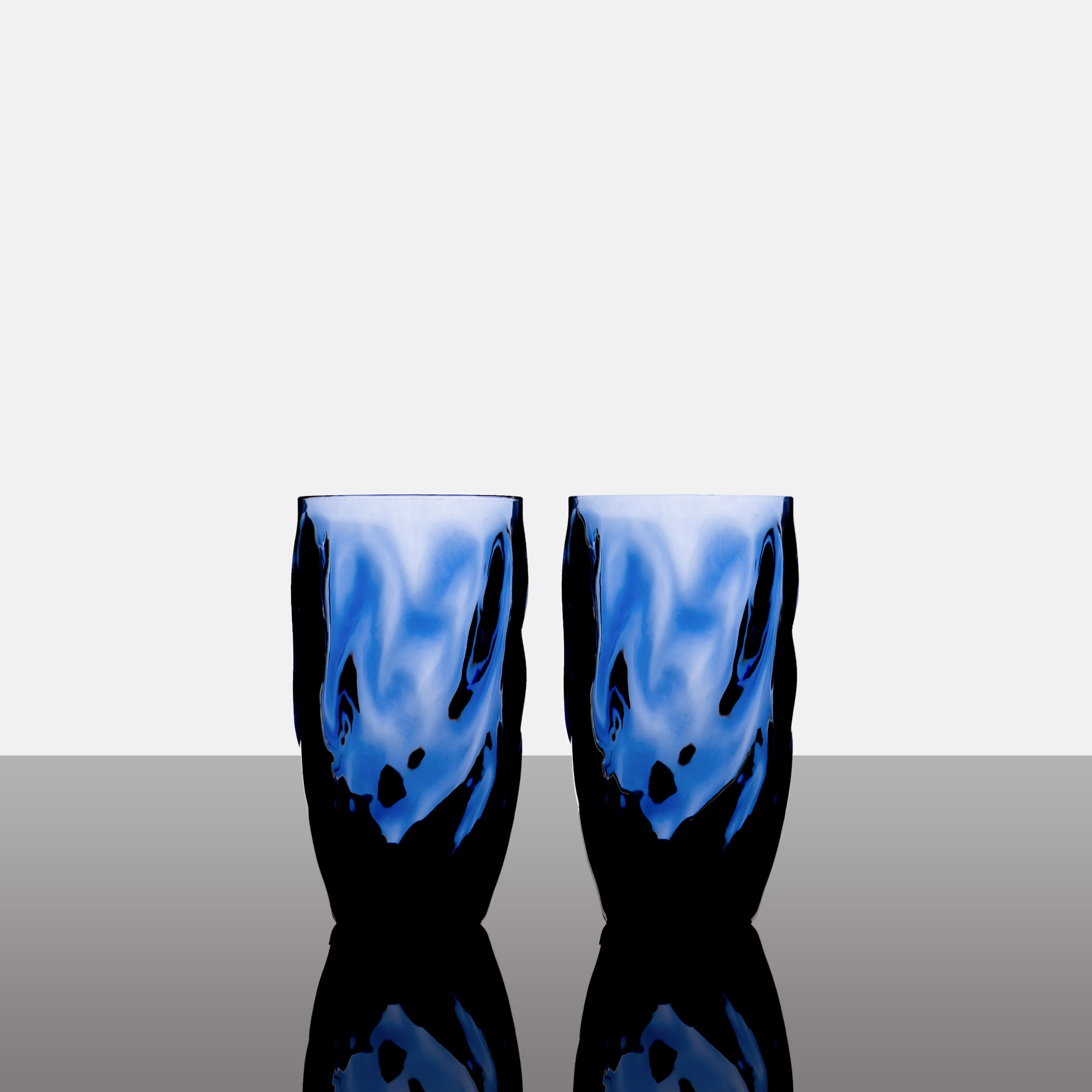 Cheerzly Ares Unbreakable Acrylic Ice Tumbler Blue Tall