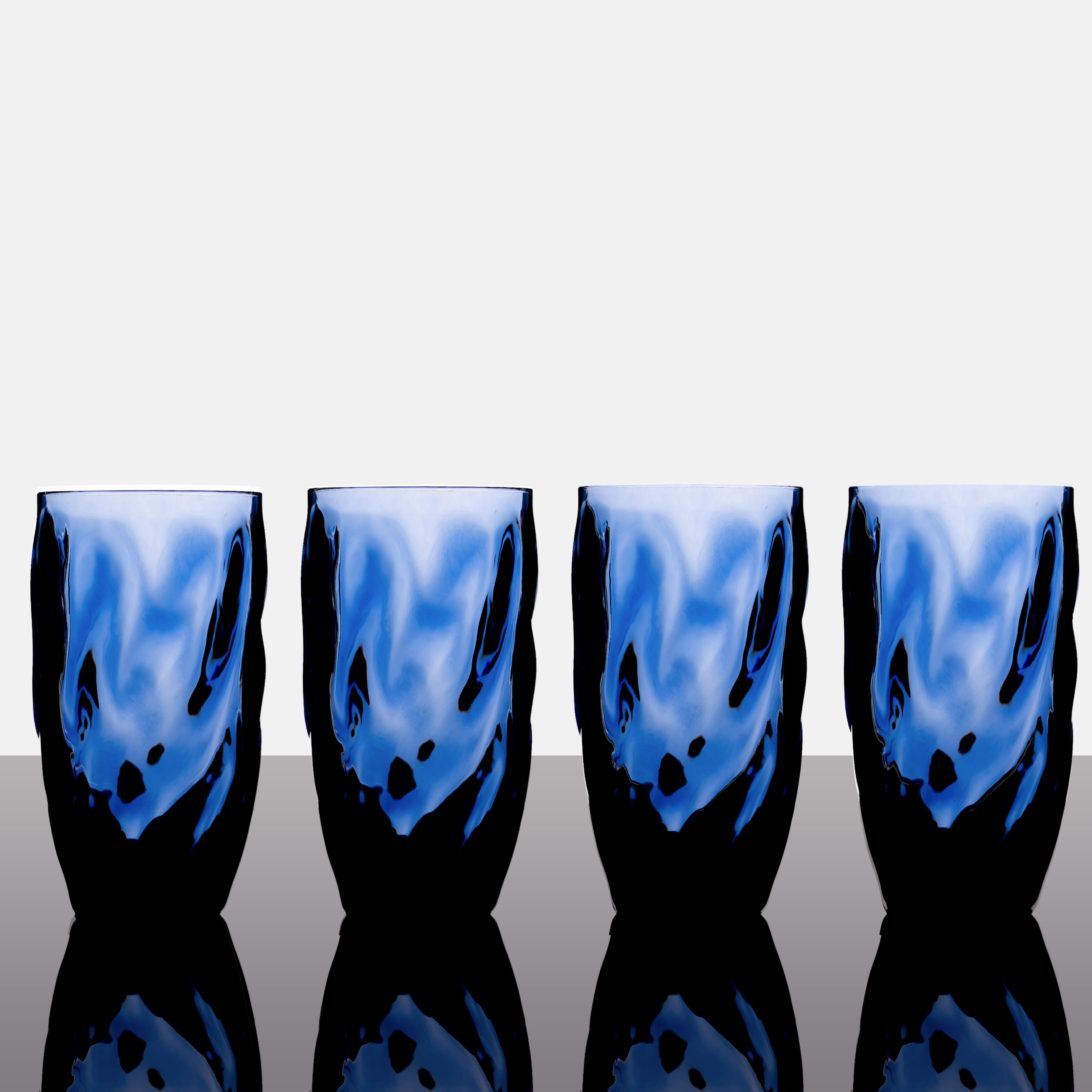 Cheerzly Ares Unbreakable Acrylic Ice Tumbler Blue Tall