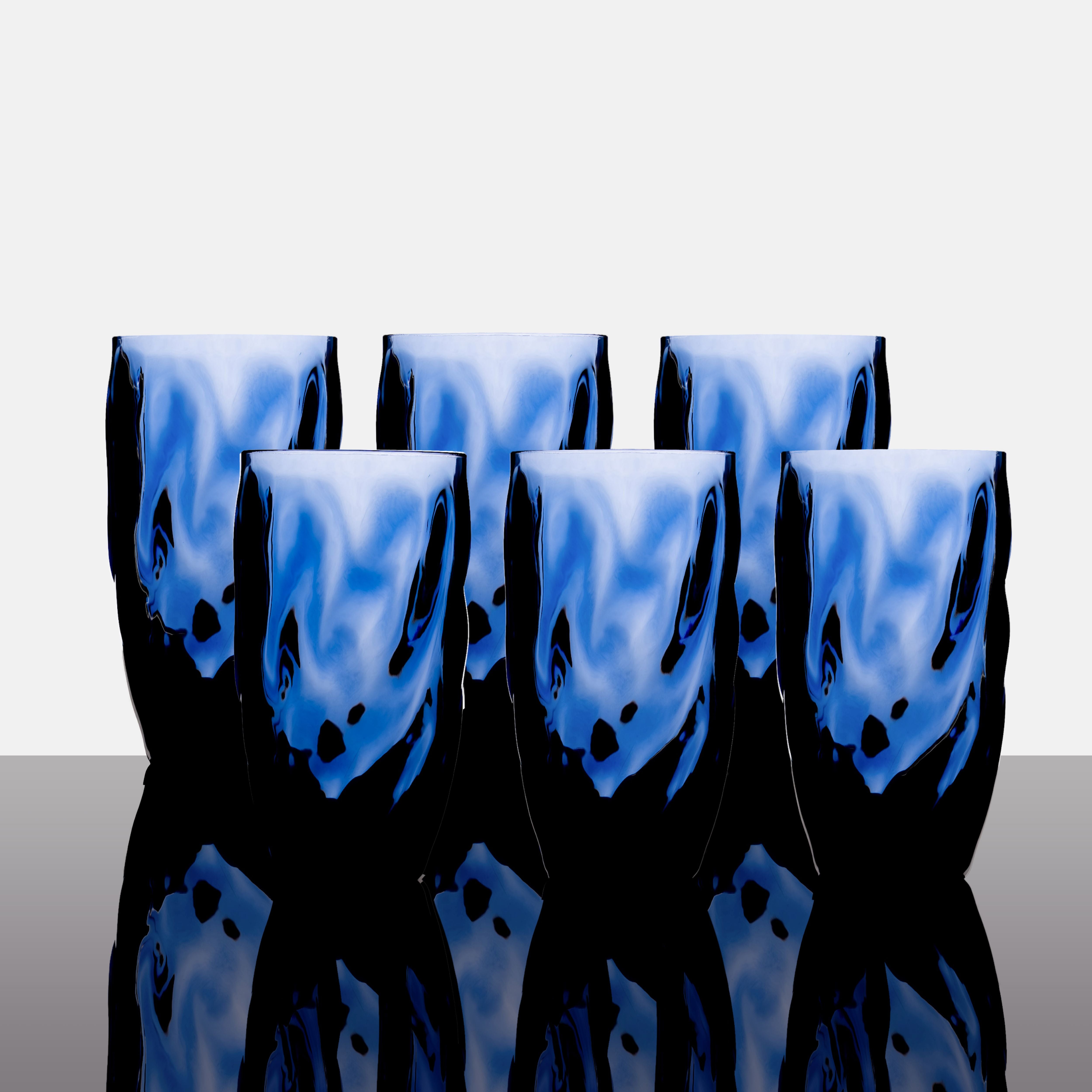 Cheerzly Ares Unbreakable Acrylic Ice Tumbler Blue Tall