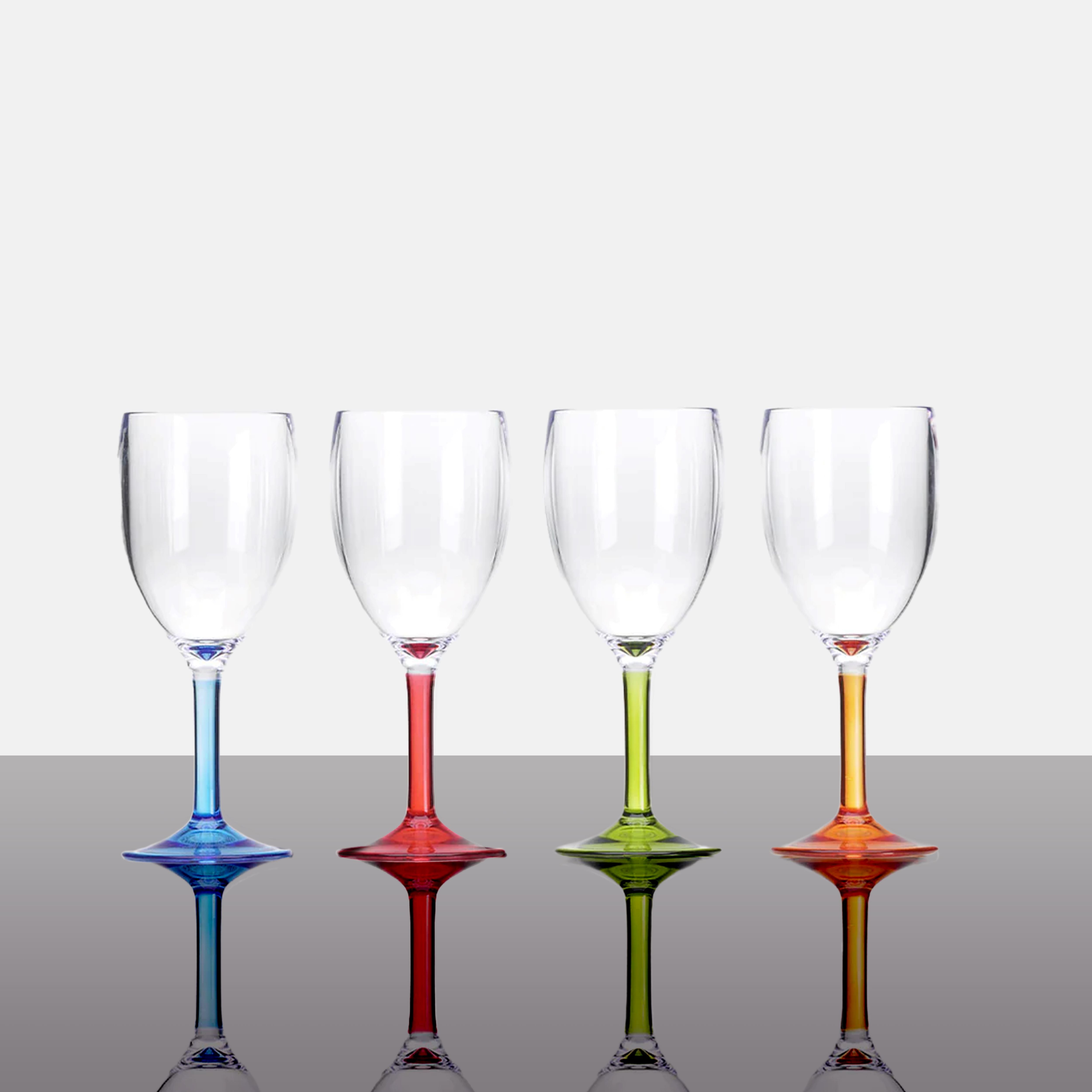 Cheerzly Dionysos Unbreakable Acrylic Color Wine Goblet